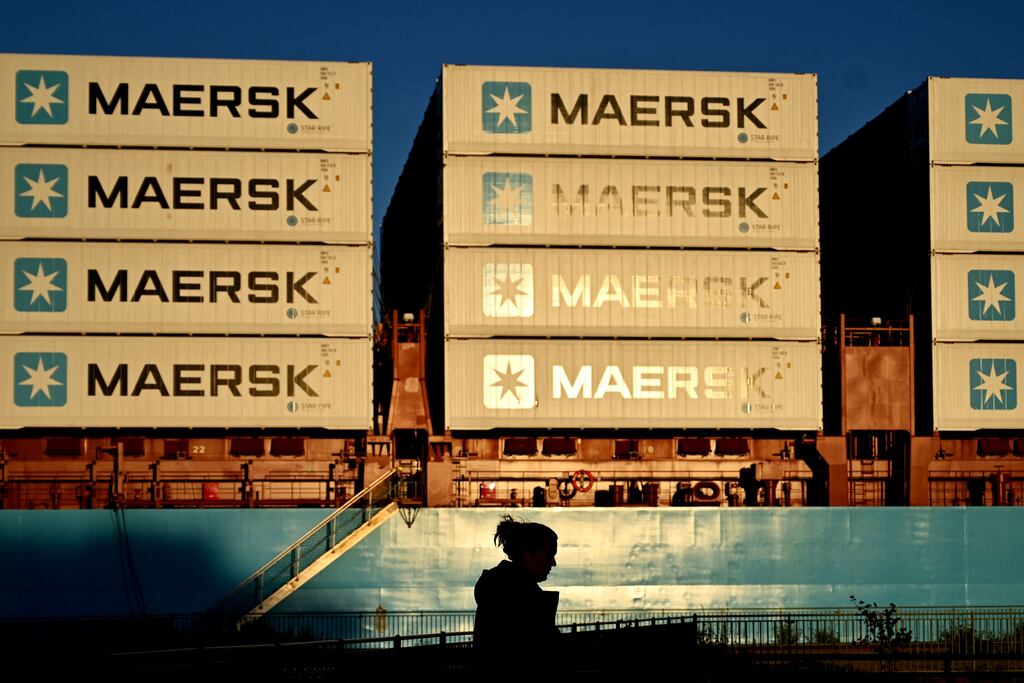 Maersk has warned that container shipping overcapacity will hit its profits in 2024. Photograph: Getty Images