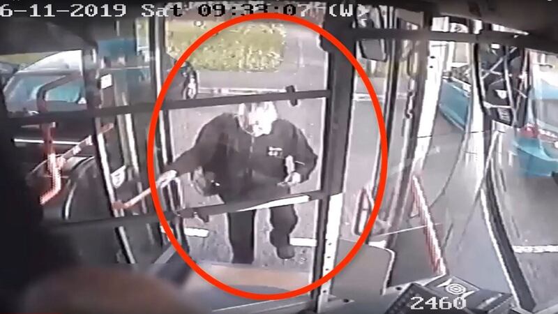 Screengrab taken from CCTV footage issued by the PSNI of the final known movements of Mike Kerr. Photograph: PSNI/PA