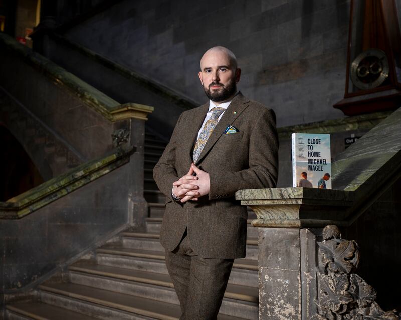 Michael Magee: 'Being awarded the Rooney Prize means a lot to me... for the recognition, as an Irish writer from the North, from west Belfast, and the acknowledgement of the story I have tried to tell.' Photograph: Fennell Photography