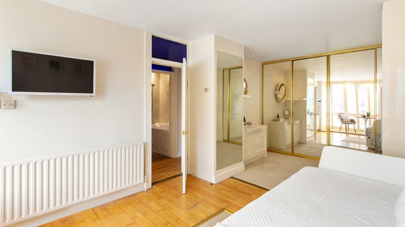 Main bedroom at 15 Waterloo Lane, Ballsbridge, Dublin 4.