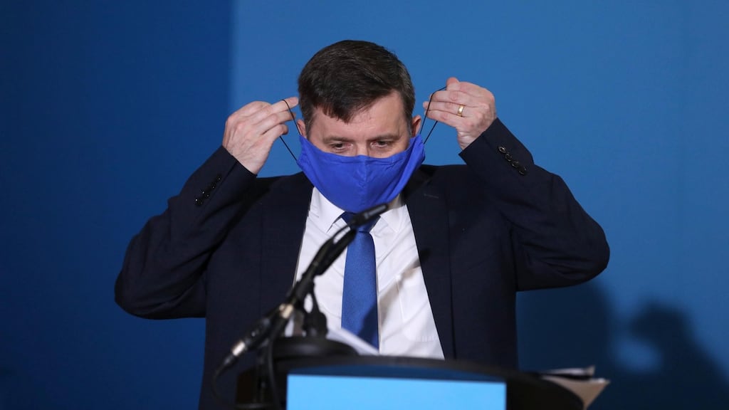 Northern Ireland’s health minister Robin Swann said there were ‘undoubtedly questions that will have to be answered by the Trust in relation to these outbreaks’. Photograph: Matt Mackey/PA Wire