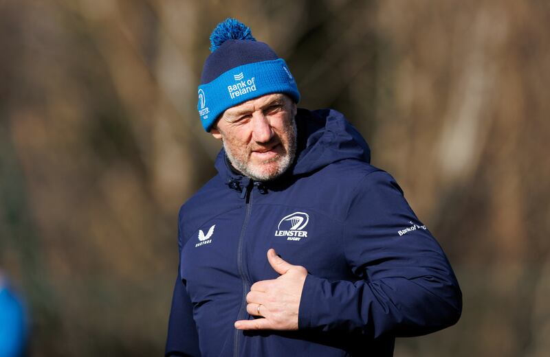 Leinster assistant coach Robin McBryde: 'Those guys have had a lot of minutes in the Six Nations.' Photograph: Tom Maher/Inpho
