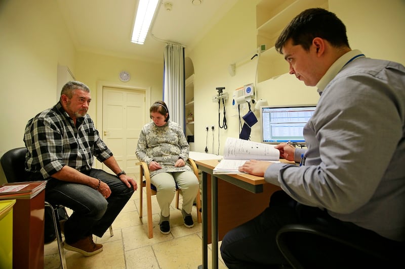 Jean Pierre, Marie and Dr Tudor Munteanu.