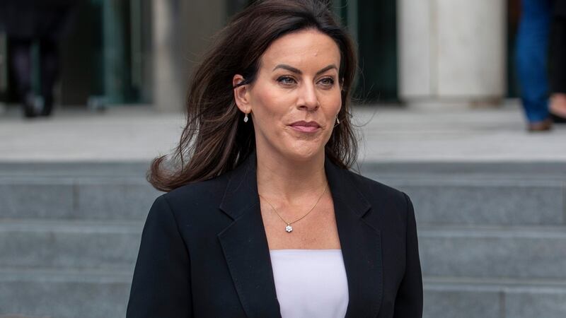 Jennifer Carroll MacNeill, a Minister of State at the Department of Finance, provided the opening address at the European Anti Financial Crime Summit at the RDS, in which she highlighted Ireland’s bid to host, the Anti Money Laundering Authority, a new EU agency. Photograph: Collins Courts