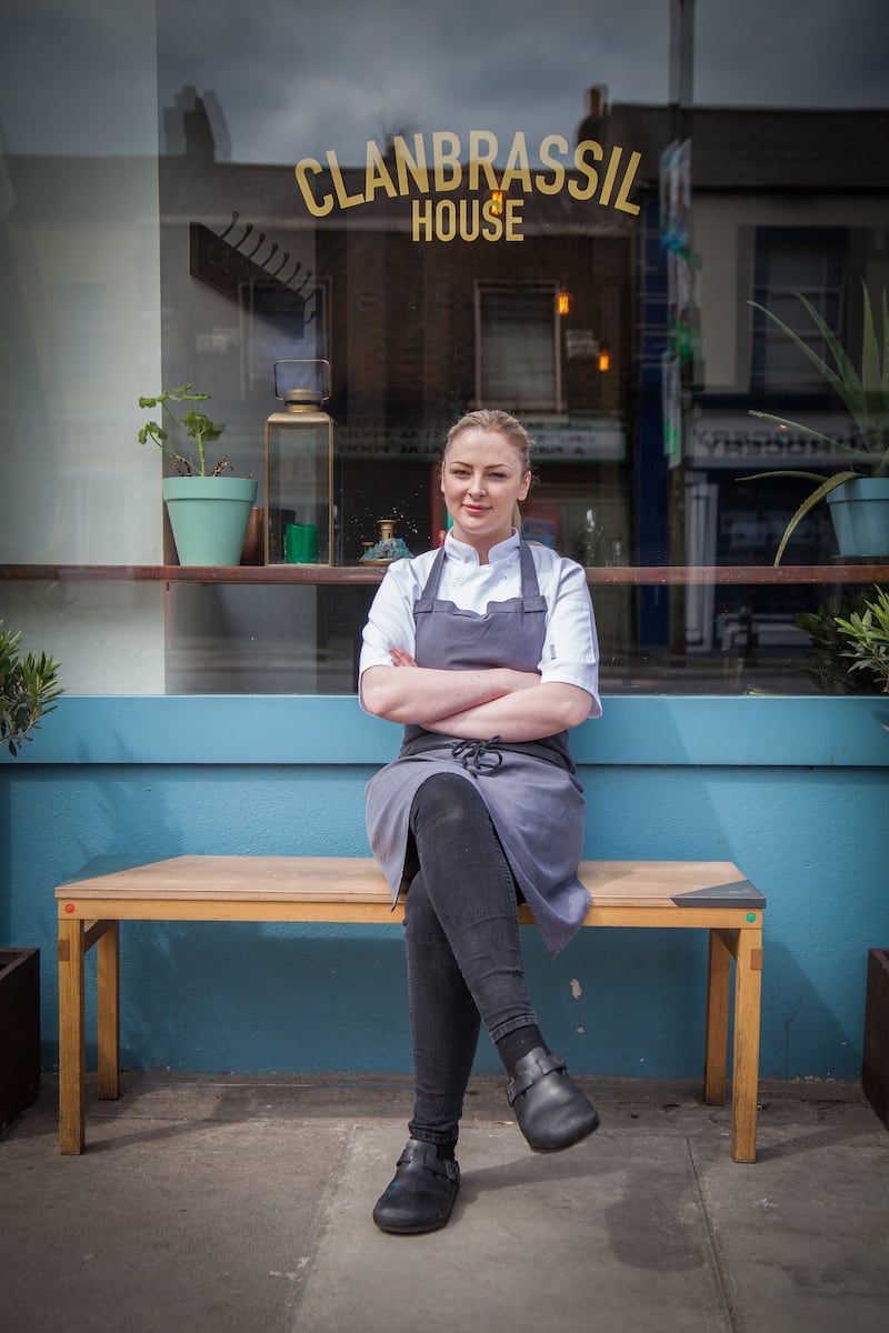 Grainne O'Keefe outside Clanbrassil House