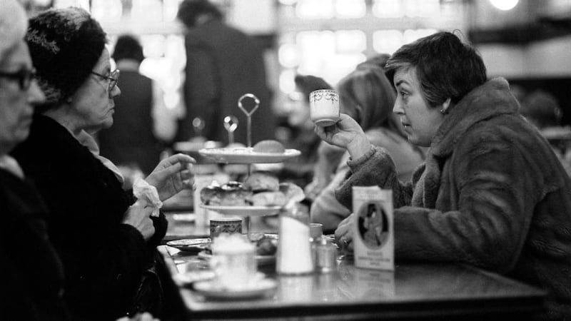 Good old fashioned debate in Bewleys in 1980 Photograph: Peter Thursfield