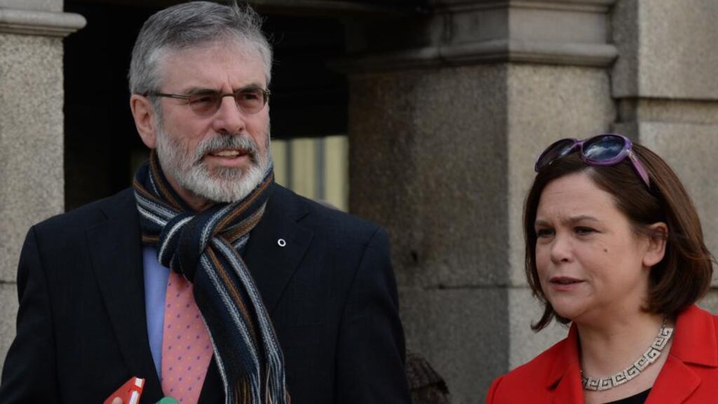 Gerry Adams and Mary Lou Mc Donald launched Sinn Féin’s alternative budget yesterday