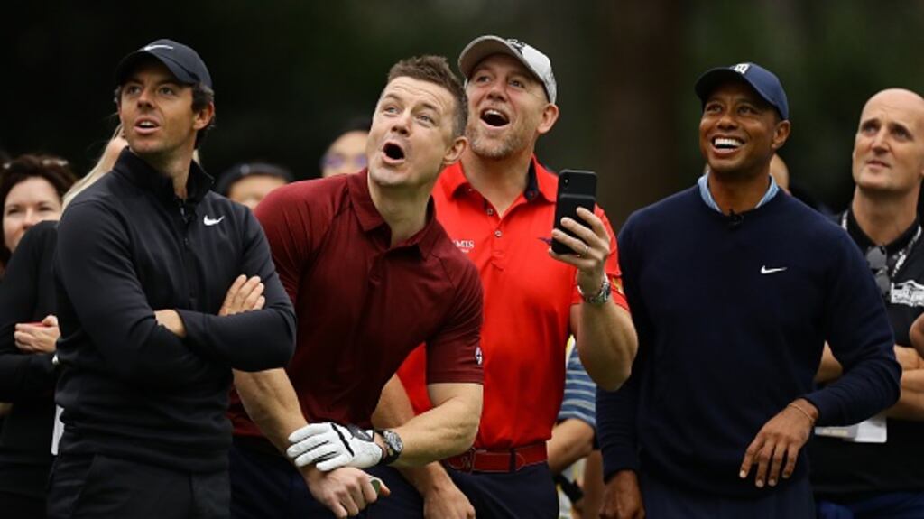“Tiger doesn’t look the same as me, has had a very different upbringing to the one that I have had, but he was my hero growing up,” Rory McIlroy. Photograph: Getty Images