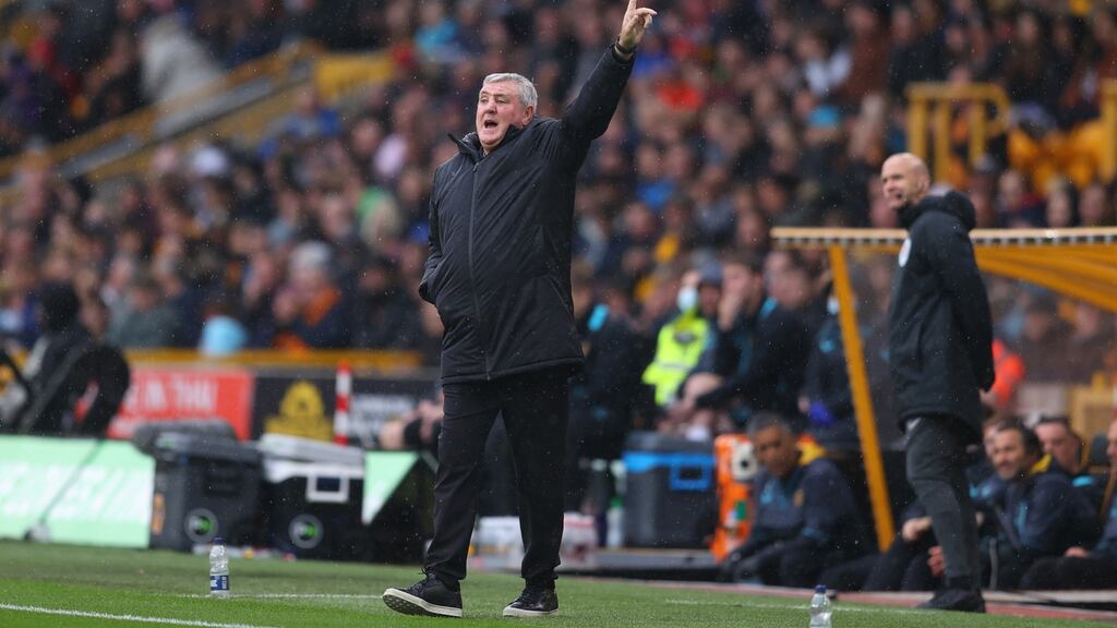 Steve Bruce: looks set to be on his way out of Newcastle as new owners ring the changes at the Premier League club. Photograph:  Catherine Ivill/Getty Images