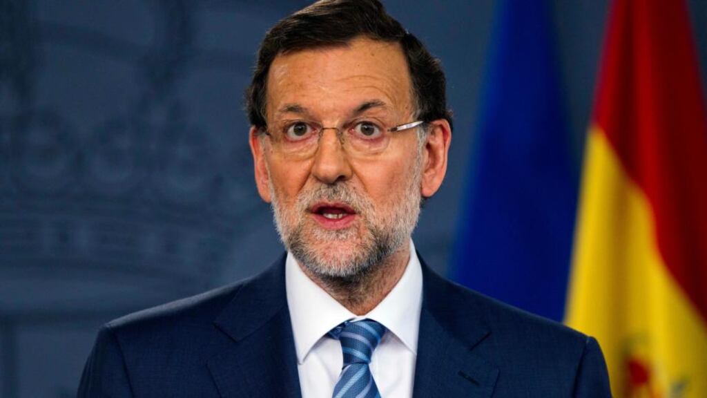 The government of Spain’s prime minister, Mariano Rajoy, which faces an election towards the end of the year, predicts Spain will grow by at least 2 per cent this year. Photograph: Angel Navarrete/Bloomberg