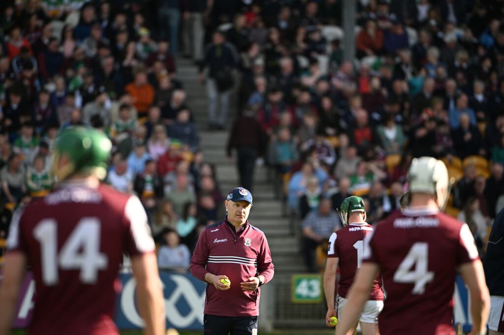 Galway manager Micheál Donoghue. Photograph: Andrew Paton/Inpho