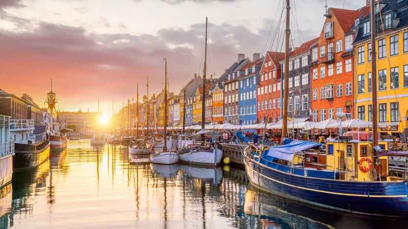 Copenhagen: Nyhavn at sunset. Photograph: iStock