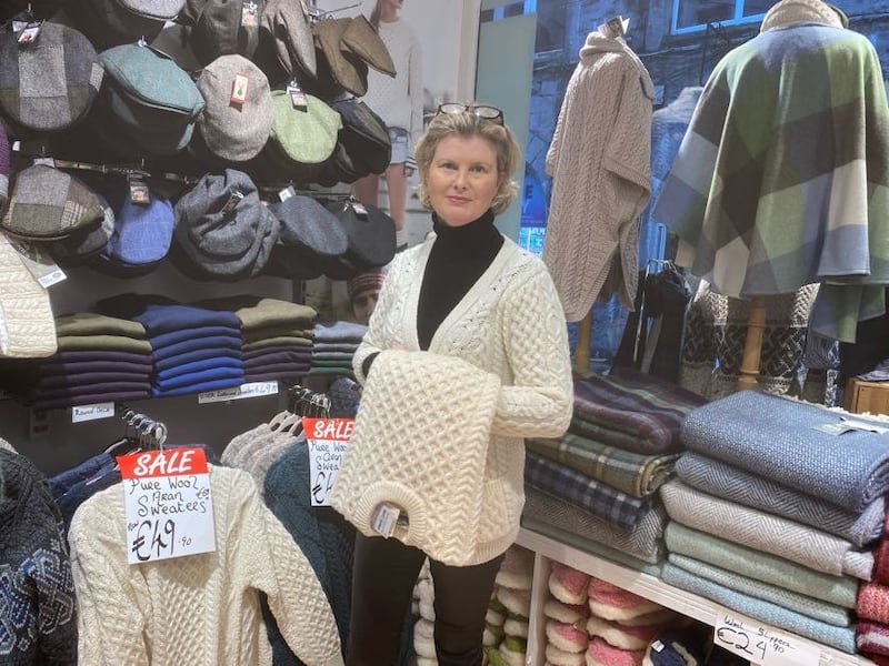 Alva Connelly of The Sweater Shop in Galway.
