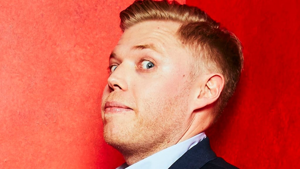 Rob Beckett: the comedian can hold his own on Dara Ó Briain’s Mock the Week. Photograph: Nicky Johnston/Getty