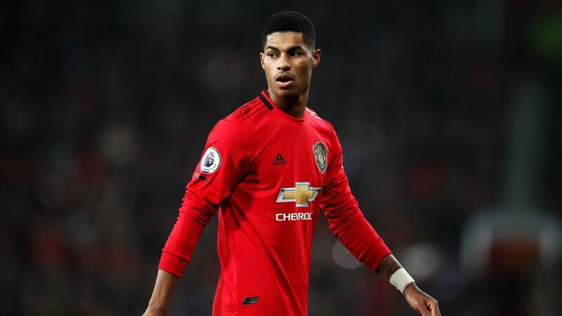 Marcus Rashford said society is “more divided than ever” in a powerful anti-racism message sparked by the death of George Floyd in Minneapolis. Photograph: Martin Rickett/PA Wire