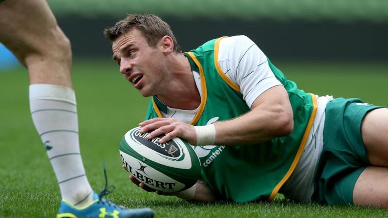 Ireland and Ulster wing Tommy Bowe. Photograph: Dan Sheridan / Inpho