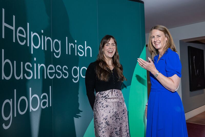 Elaine Bourke, NPD and innovation director at Kepak and Deirdre Glenn, Enterprise Ireland. Photograph: Orla Murray/Coalesce
