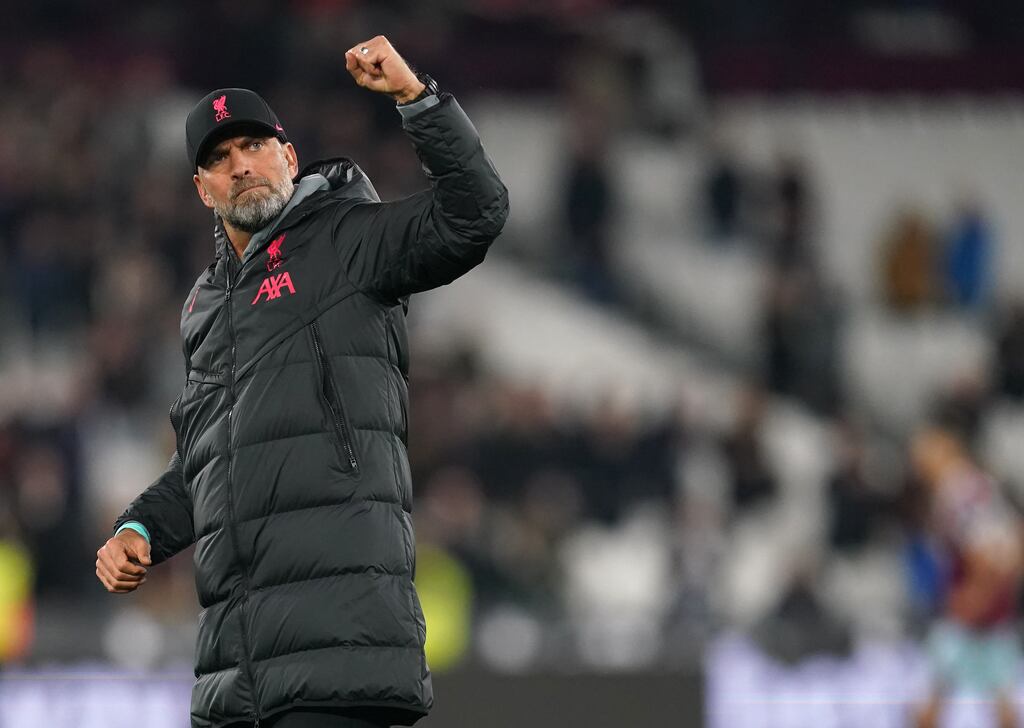 Jürgen Klopp insists his side have not yet eliminated the inconsistencies which have blighted their season. Photograph: Nick Potts/PA