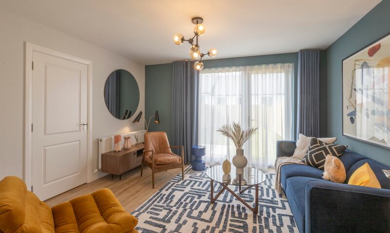 The living area in four-bedroom Slane house