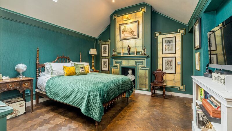 The main bedroom is an internal one – a large rooflight brings in plenty of daylight