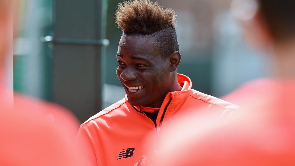 Mario Balotelli is set to join Nice before Wednesday night’s transfer deadline. Photograph: Andrew Powell/Liverpool FC via Getty Images