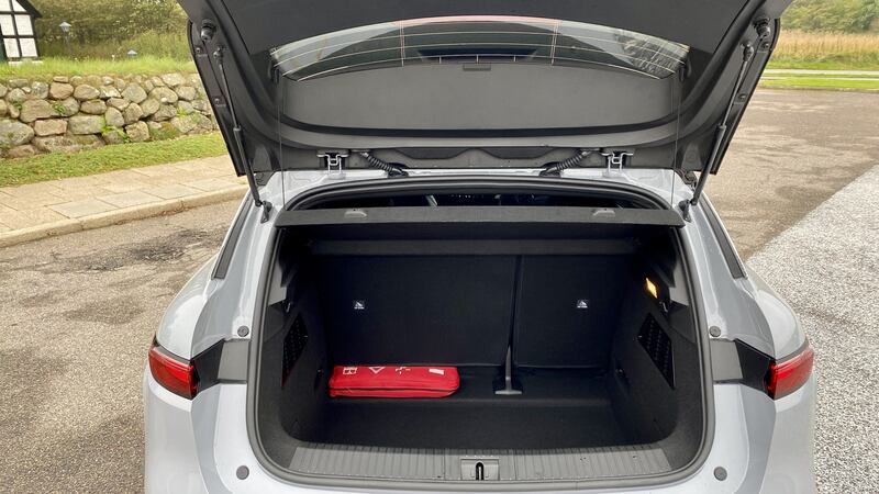 There’s a decent boot round the back, bigger than the one on the outgoing regular Megane