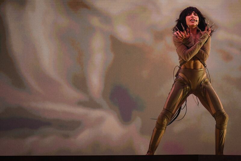 Loreen performs after winning the final of the Eurovision Song Contest 2023 in Liverpool. Photograph: Oli Scarff/AFP via Getty Images