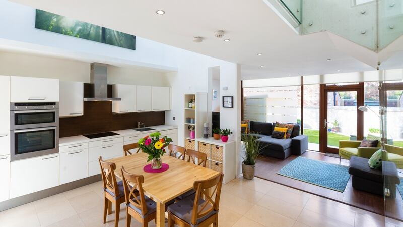 Kitchen and dining area.