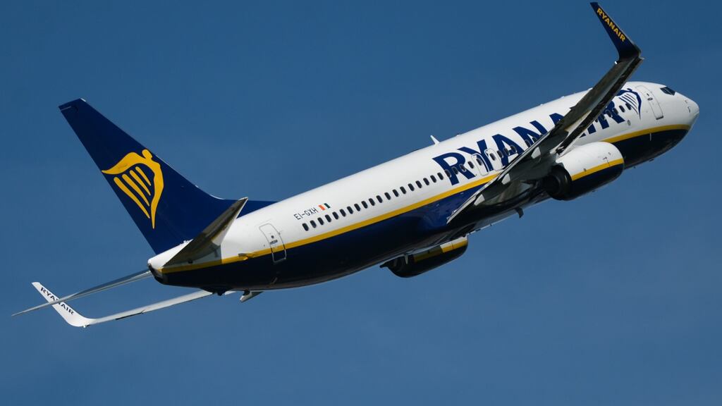 Budget airline Ryanair shed 2 per cent on Tuesday. Photograph: Artur Widak/Getty Images