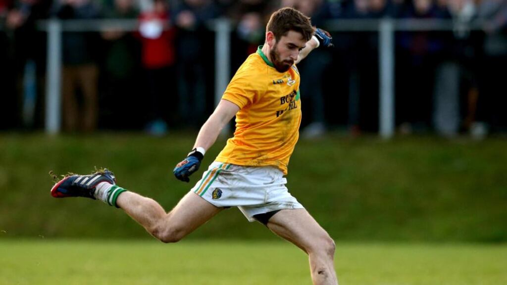 Leitrim’s Kevin Conlon was man of the match against London at Páirc Seán MhicDiarmada, Carrick-on-Shannon. Photograph: Inpho