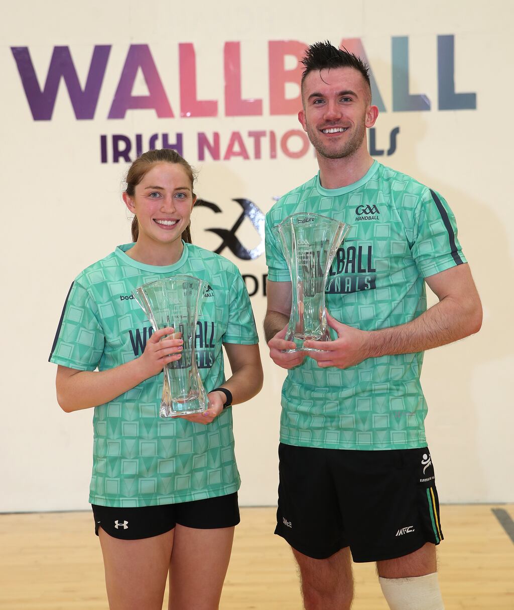 Catriona Casey and Conor McElduff. Photograph: Bryan Keane/Inpho