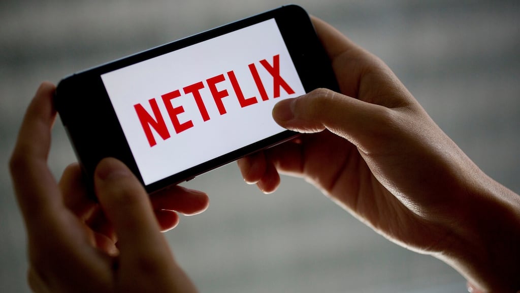 Netflix has become the latest company to enjoy a market capitalisation in excess of $100 billion. Photograph: Andrew Harrer/Bloomberg