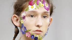 Dig in: Be sure to stick some flowers on your face