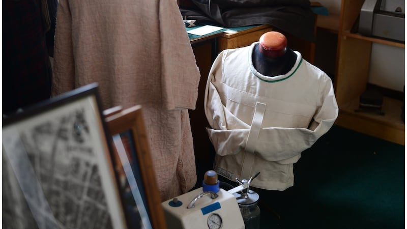 Grangegorman Community Museum: some of the artefacts and records on view and some that are being archived to give an insight into the history of psychiatry in Ireland and facilitae historical research projects. Photograph: Bryan O’Brien