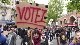 Thousands take to streets in France to oppose Le Pen’s far right
