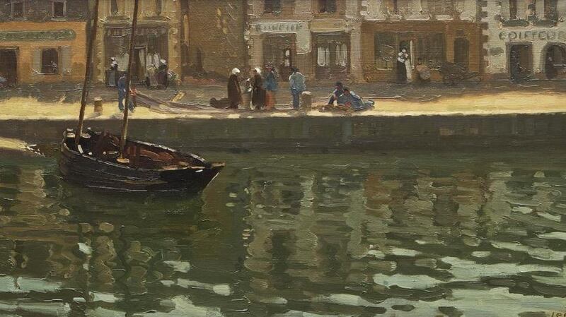 ‘A French Quayside’ by William John Leech, €80,000- €120,000