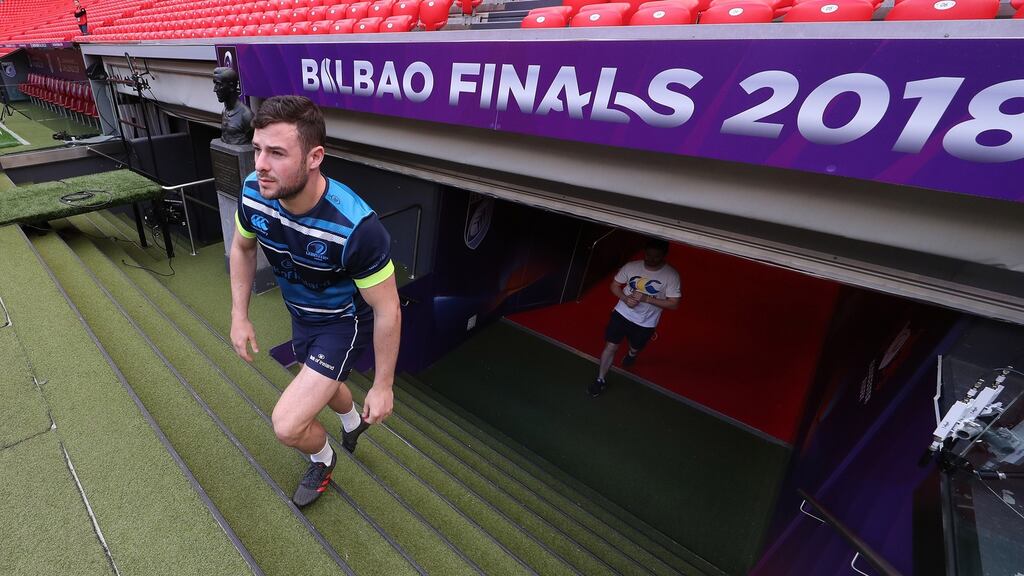 Robbie Henshaw starts in midfield for Leinster against Racing 92. Photograph: Billy Stickland/Inpho
