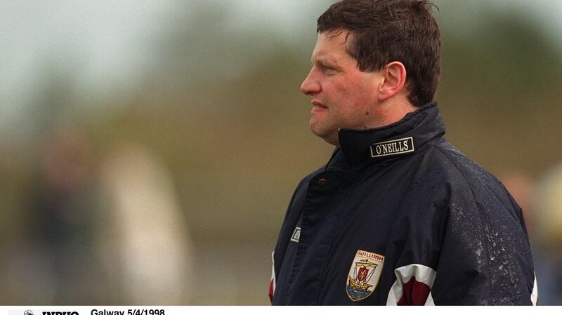 Galway manager John O’Mahony in April 1998. File photograph: Lorraine O’Sullivan/Inpho