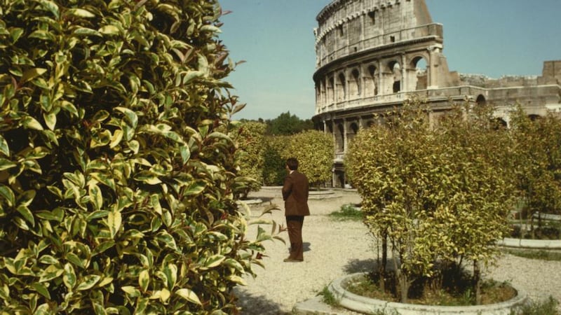 Roma (1979) from the series Diaframma 11 by Luigi Ghirri. Courtesy Matthew Marks Gallery/copyright estate of Luigi Ghirri