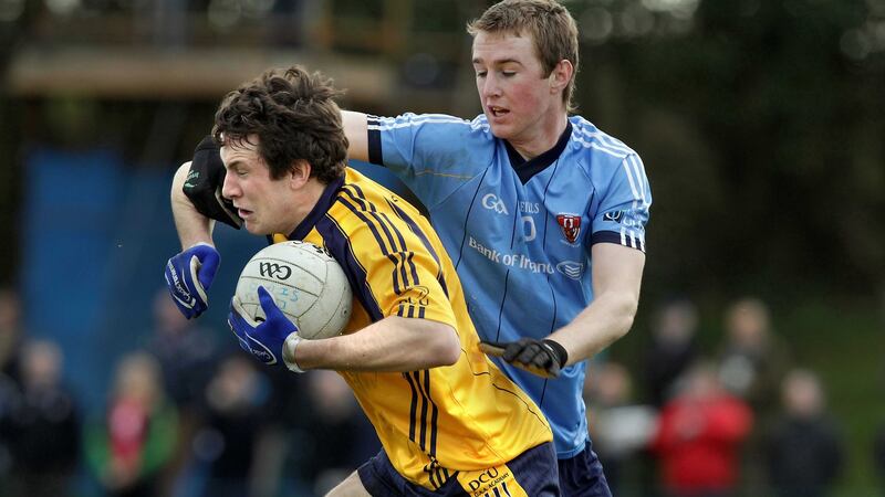 Playing for the DCU Sigerson Cup team in 2012. Photograph: Inpho