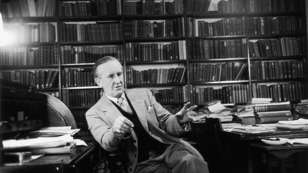 JRR Tolkien: the far right love a bit of Middle-earth. Photograph: Haywood Magee/Getty Images