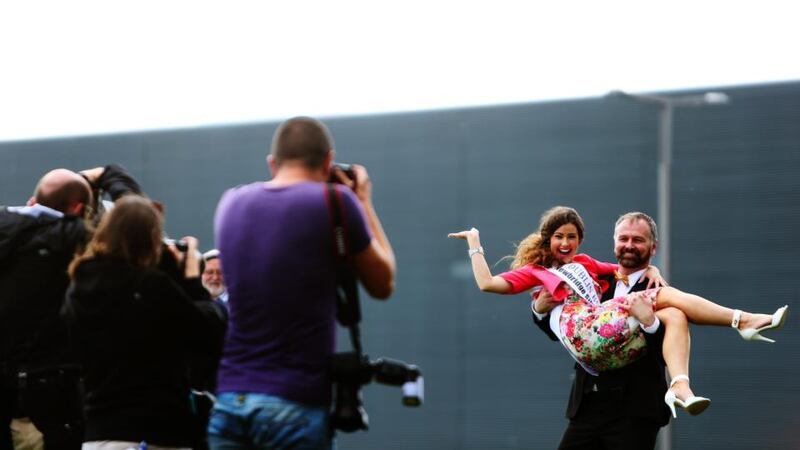 The Rose of Tralee is “not a beauty competition”. It caters to the male gaze once removed – potential parents-in-law. File photograph: Brian Lawless/PA Wire