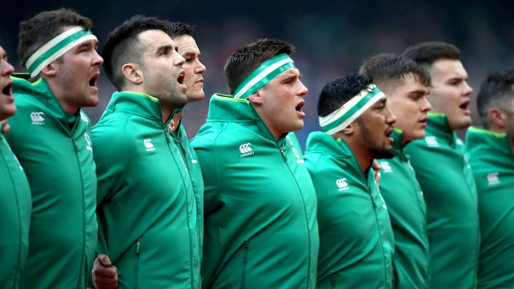 Joe Schmidt’s Ireland are second favourites a year out from the 2019 Rugby World Cup in Japan. Photograph: Bryan Keane/Inpho