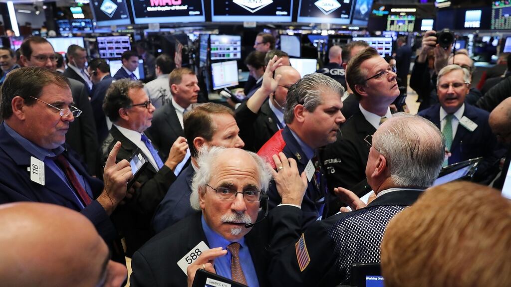 The dollar was flat on Wednesday against both the euro and yen ahead of Thursday’s US Thanksgiving holiday. Photograph: Spencer Platt/Getty Images