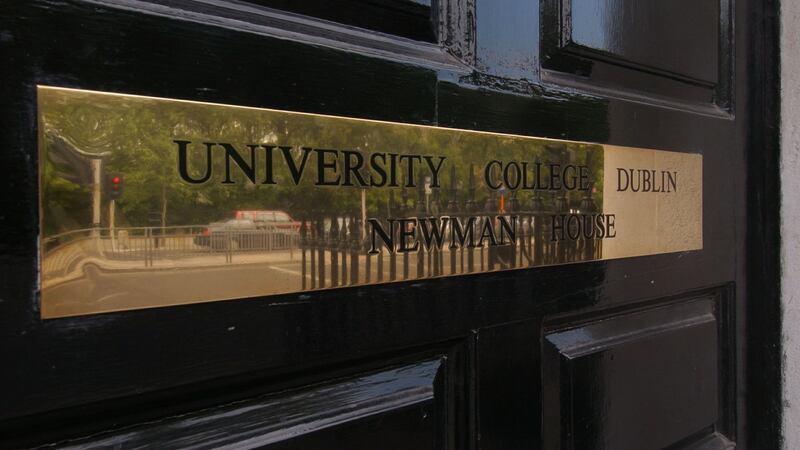 The front door of Newman House where the original Catholic University was founded in 1854. Photograph: Getty Images