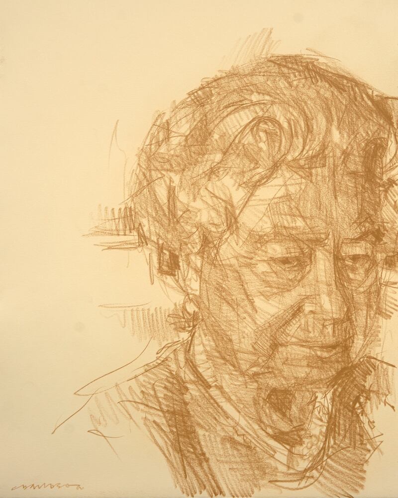 A study of Britain's Queen Elizabeth II by Colin Davidson