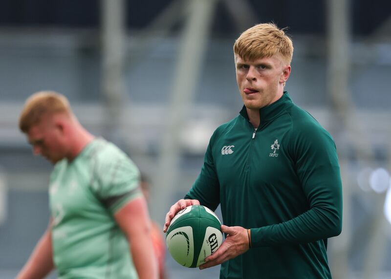 Ireland's Tommy O'Brien. Photograph: Ben Brady/Inpho