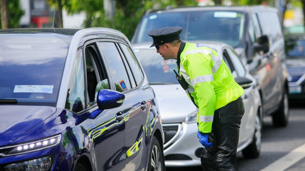 Gardaí are expected to launch a scaled-down operation this bank holiday weekend to enforce the coronavirus movement restrictions as the force switches focus from roads to parks, beaches and beauty spots. Photograph: Gareth Chaney/Collins