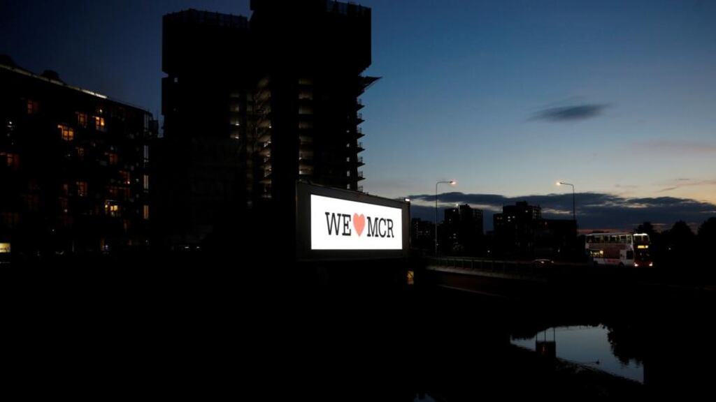 We love Manchester: terrorists will continue to find new means and new targets and to generate new levels of outrage. Photograph: Stefan Wermuth/Reuters