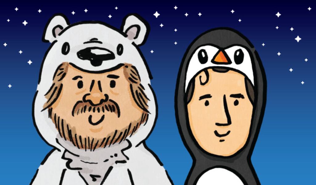 Polar Bear & Penguin written and performed by John Currivan and Paul Curley. Image: The Ark
